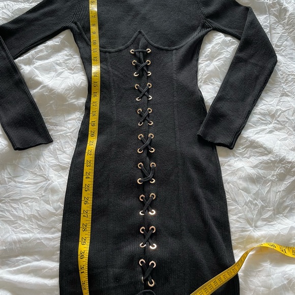 Say What Ribbed Long Sleeve Dress - Picture 5 of 10